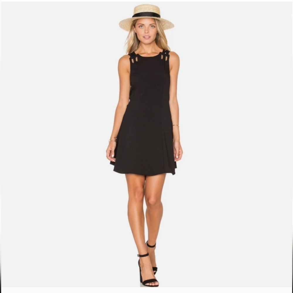 Free People Baby Love Little Dress Black Small EUC